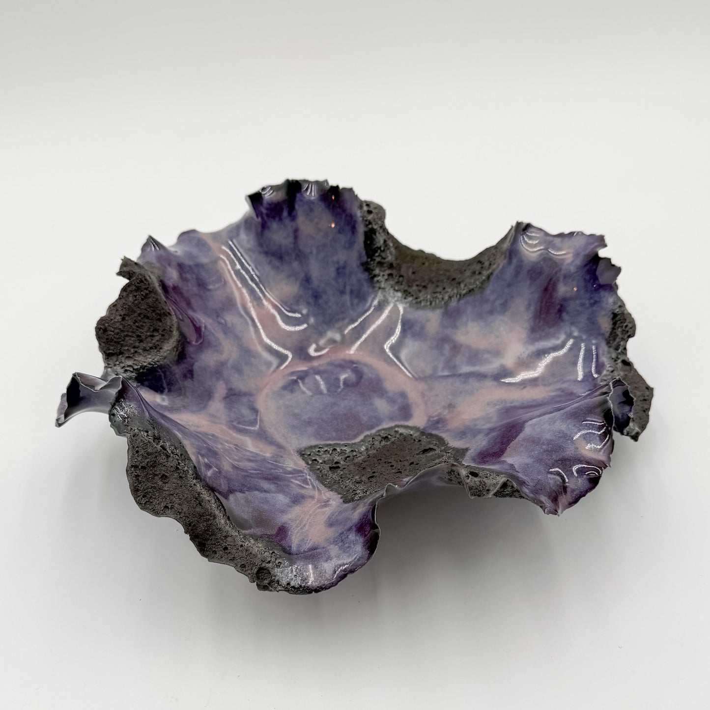 Lavender Erosion - Lava Blossom Bowl