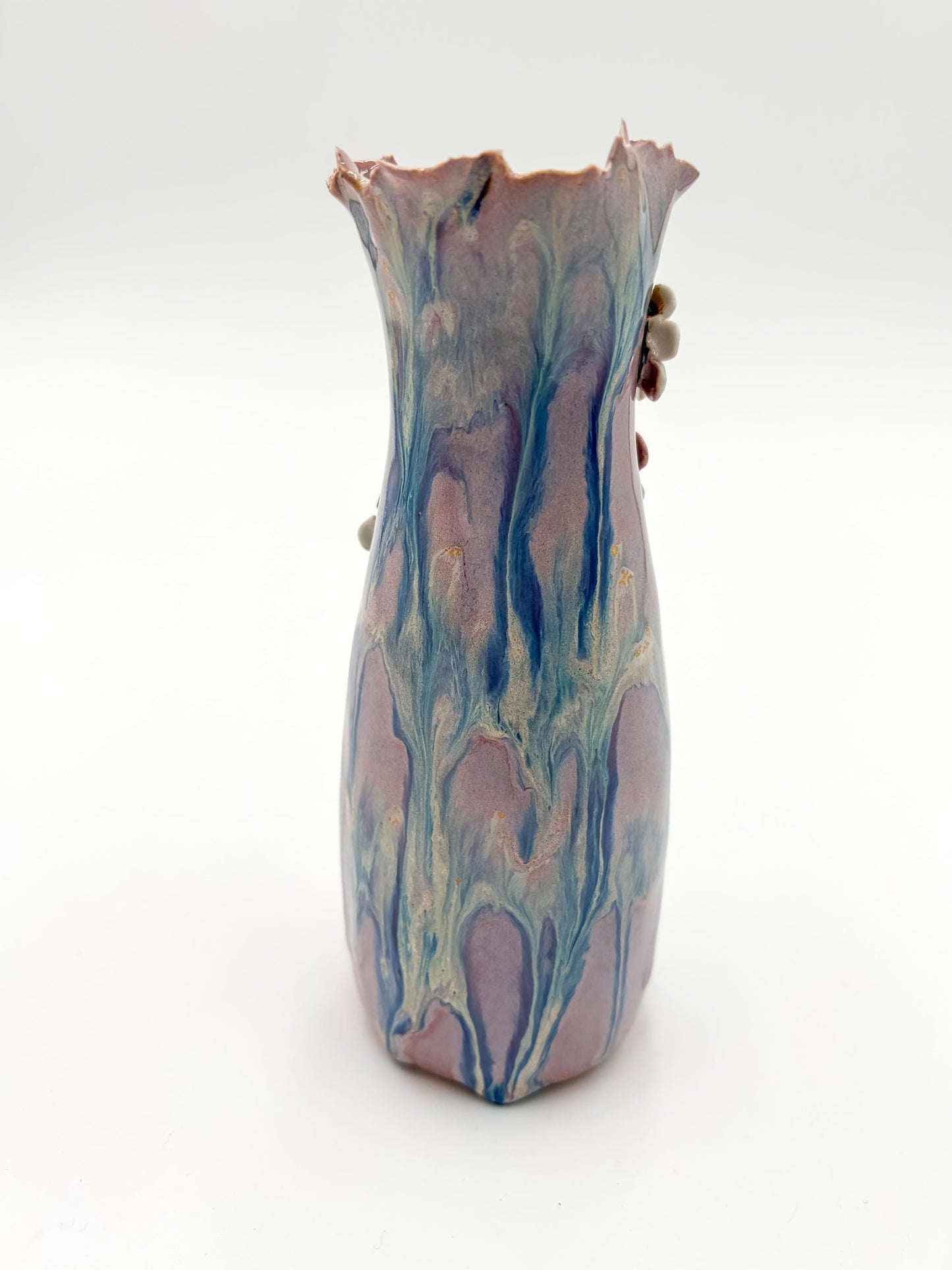 Handmade Porcelain Bud Vase: Small Ceramic Pottery Gift