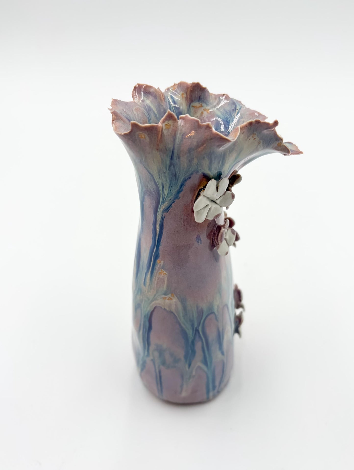 Handmade Porcelain Bud Vase: Small Ceramic Pottery Gift