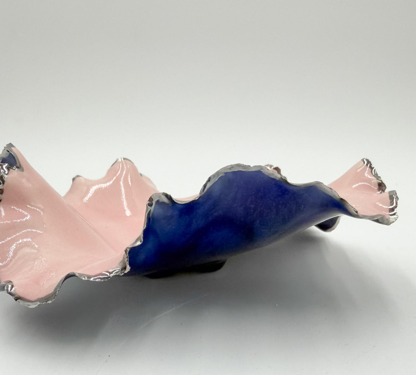 Silver Rim Blossom Bowl