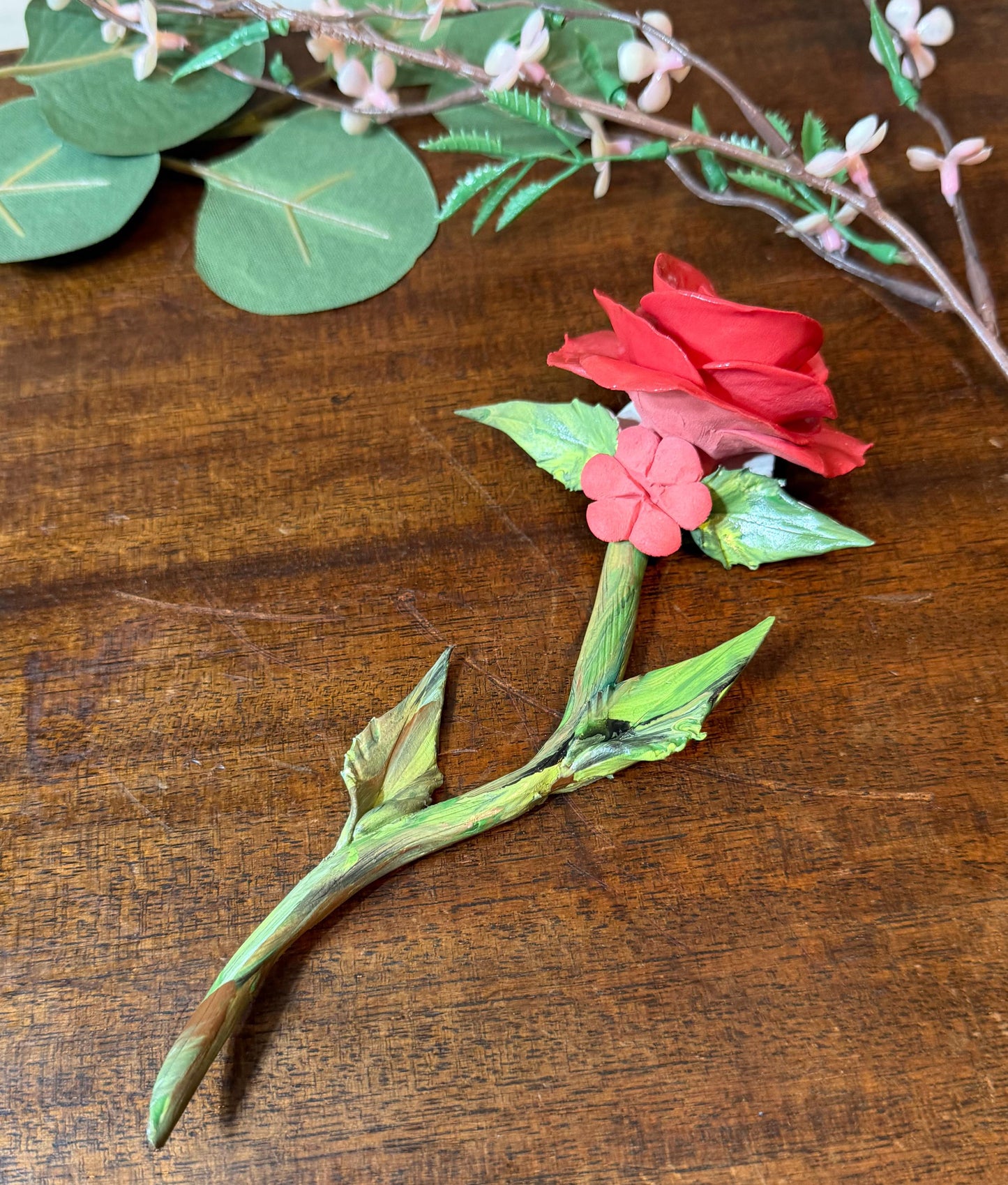 Timeless Love Forever Rose – Red Porcelain Rose