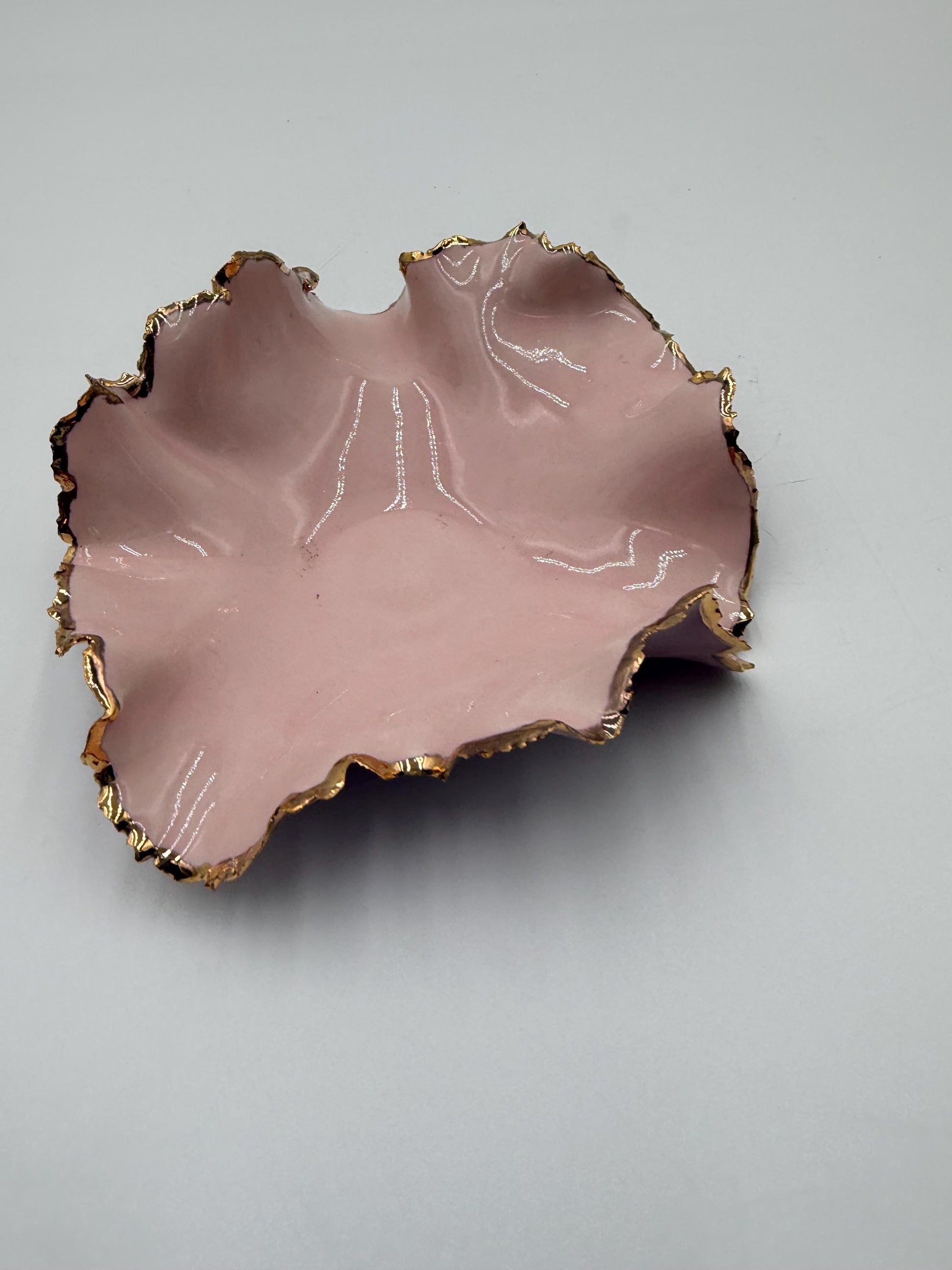 Gold Rim Mini Blossom Bowl