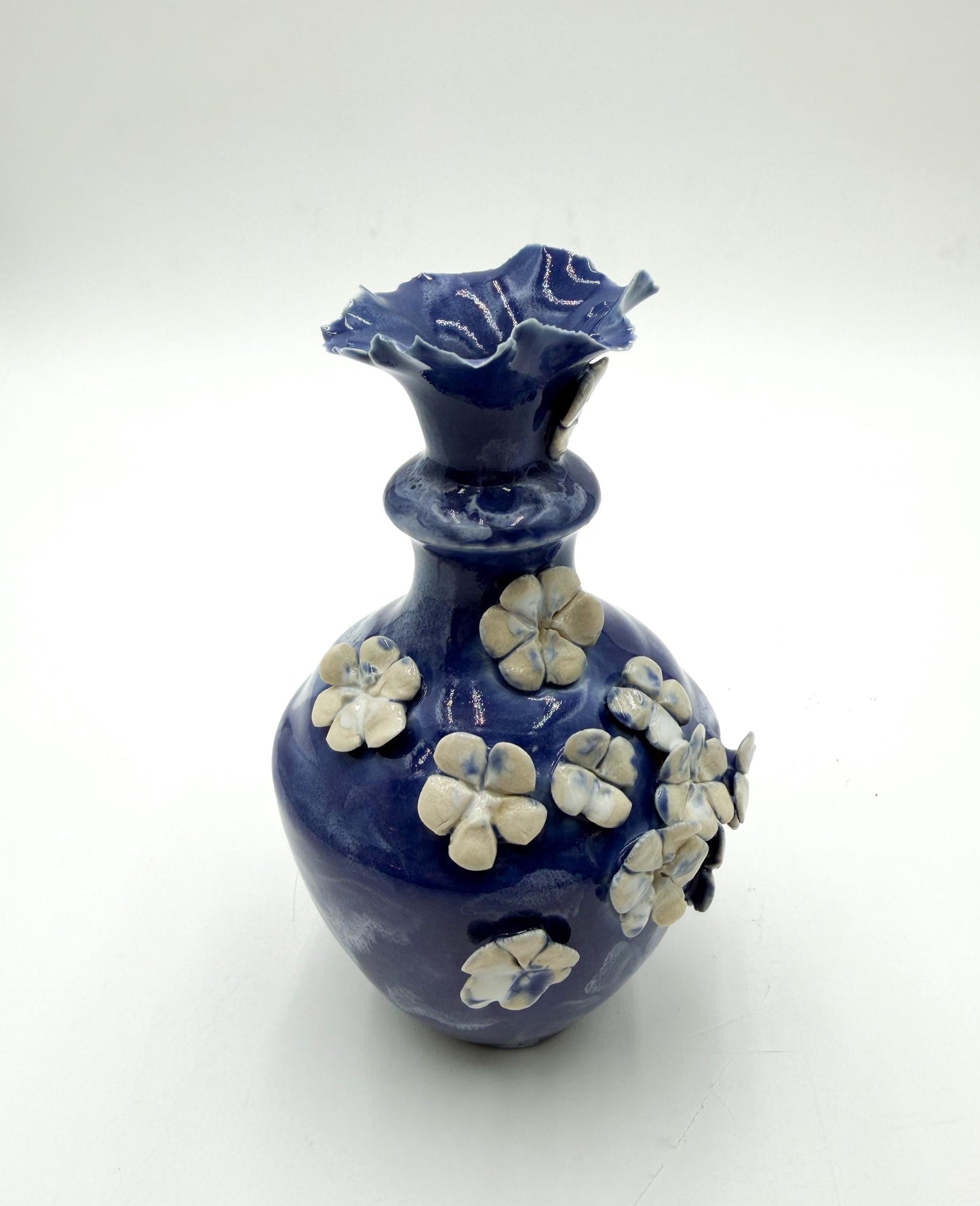 Handmade Porcelain Posie Vase: Small Ceramic Pottery Gift