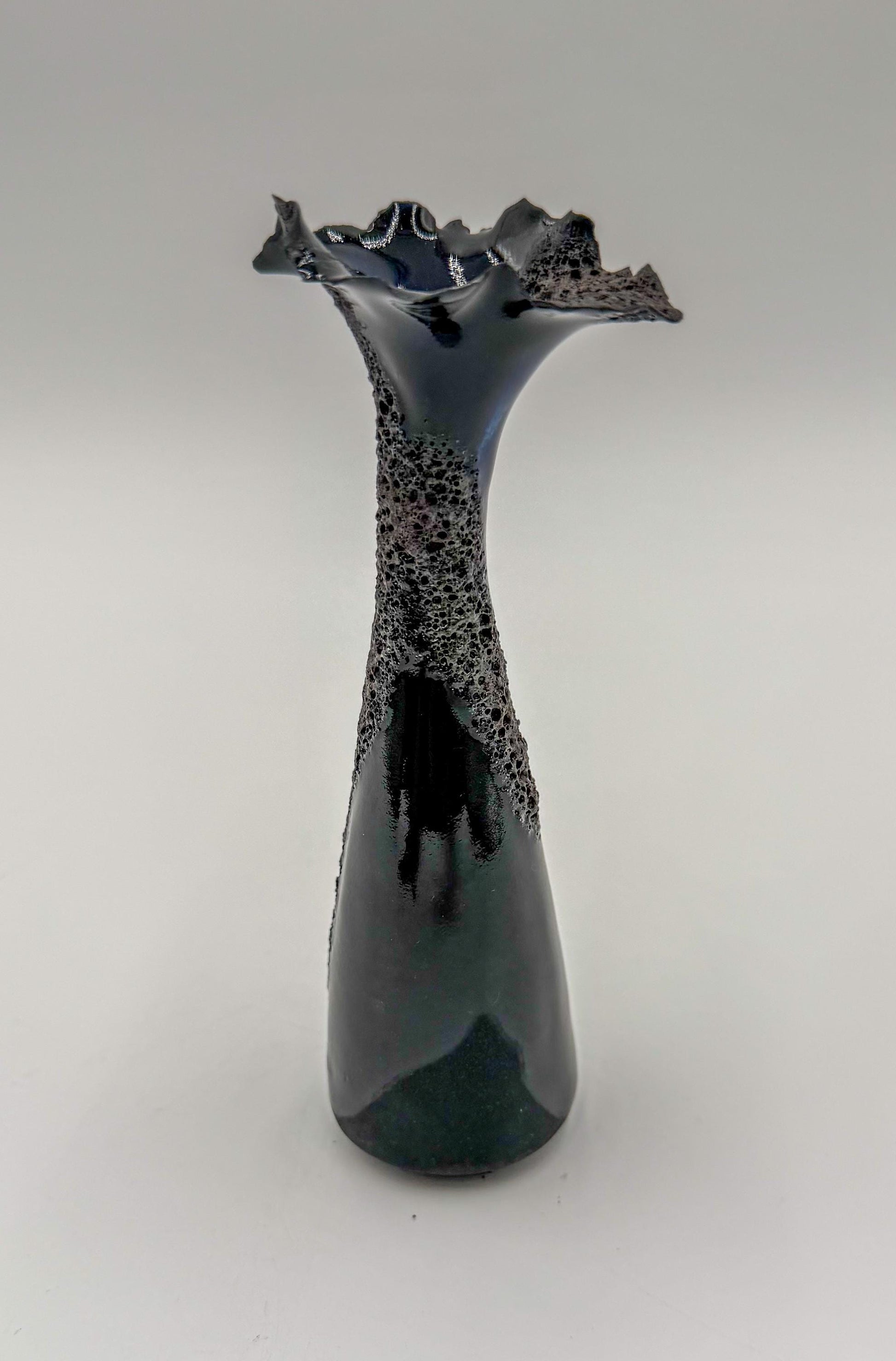 Obsidian Tide- Mini Porcelain Vessel