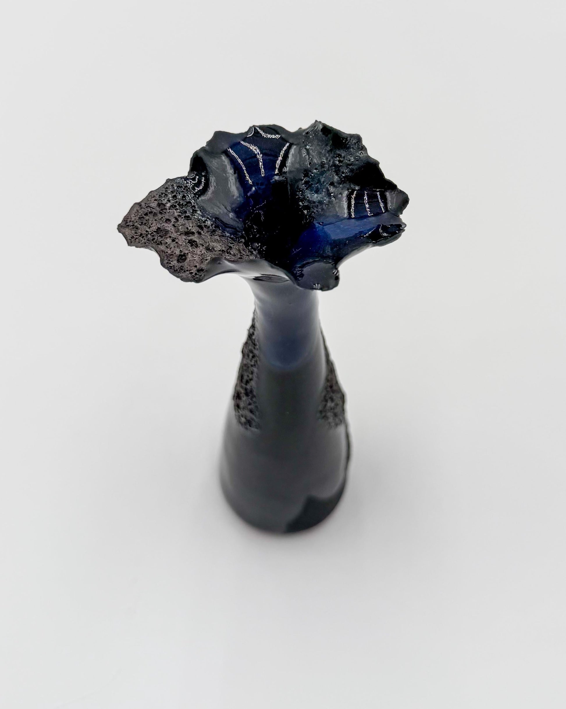 Obsidian Tide- Mini Porcelain Vessel