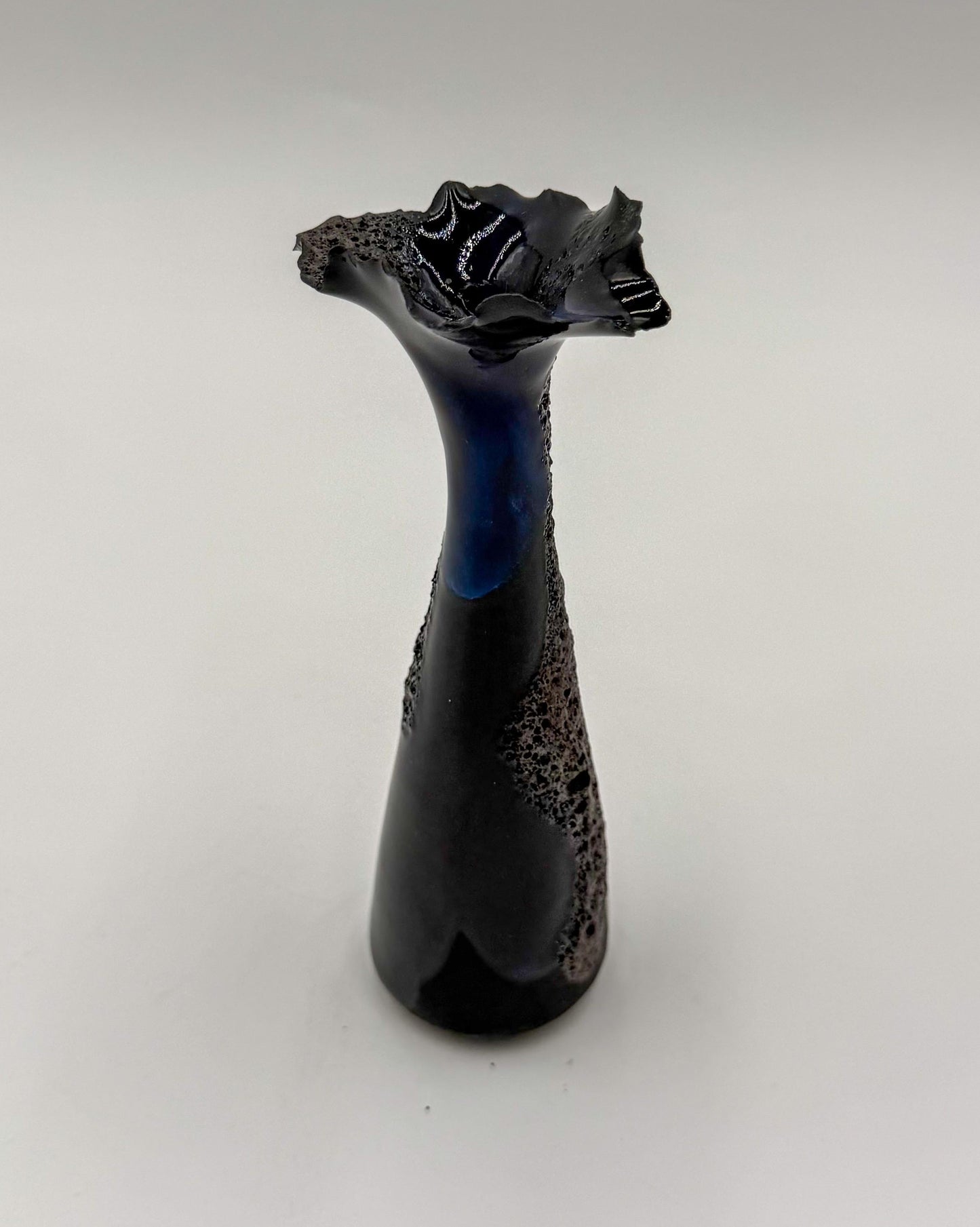 Obsidian Tide- Mini Porcelain Vessel