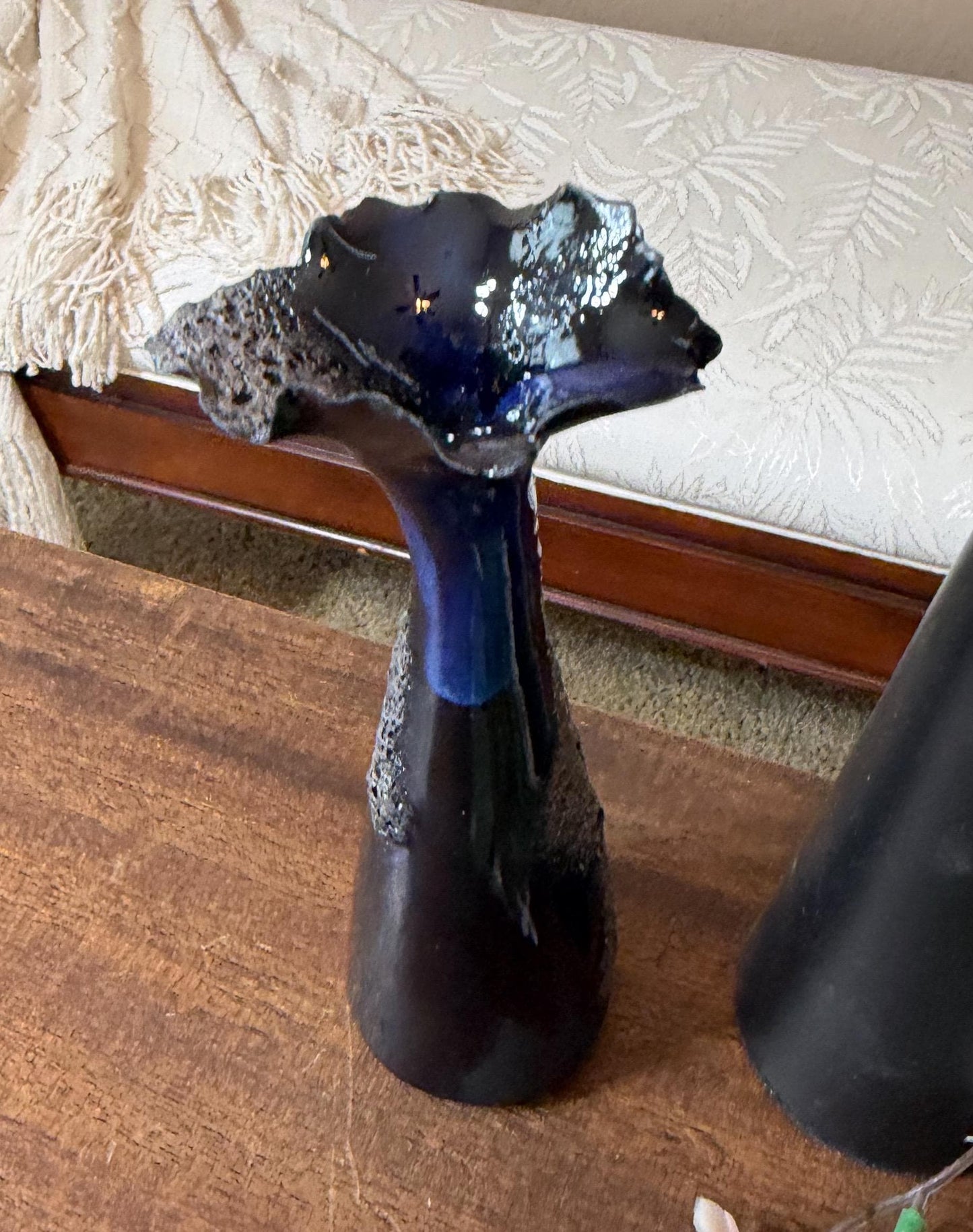Obsidian Tide- Mini Porcelain Vessel