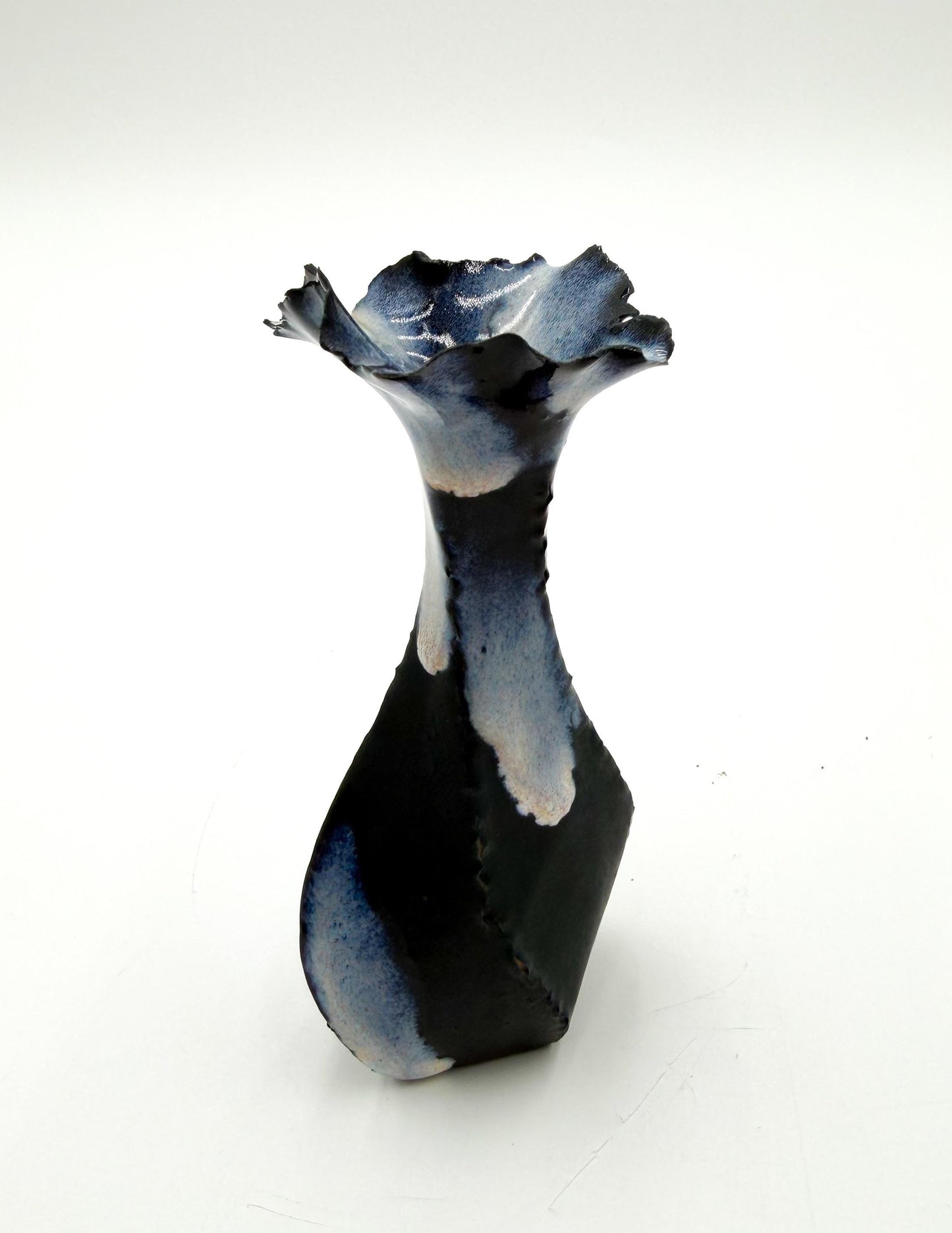 Midnight Crest Mini Vase