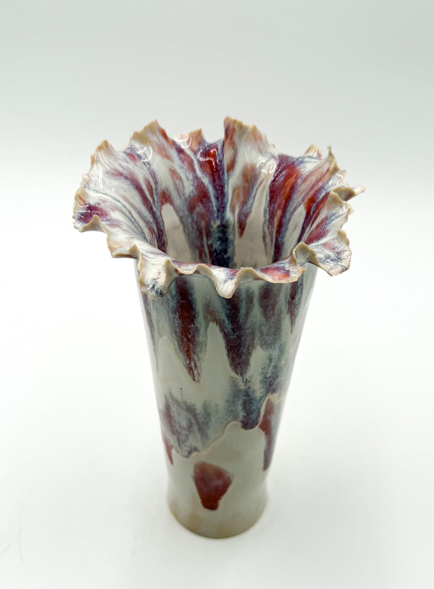 Handcrafted Porcelain Vessel: Ceramic Vase, Home Decor