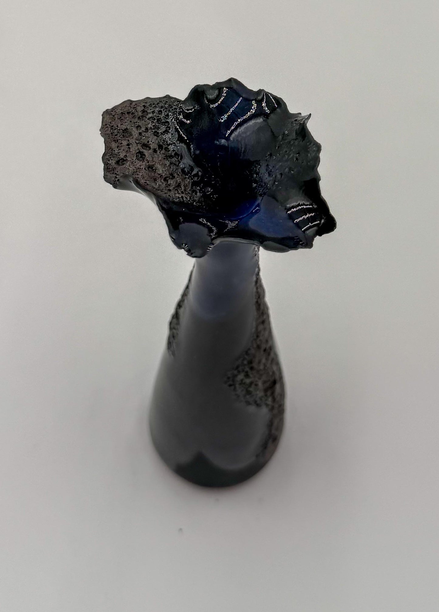 Obsidian Tide- Mini Porcelain Vessel