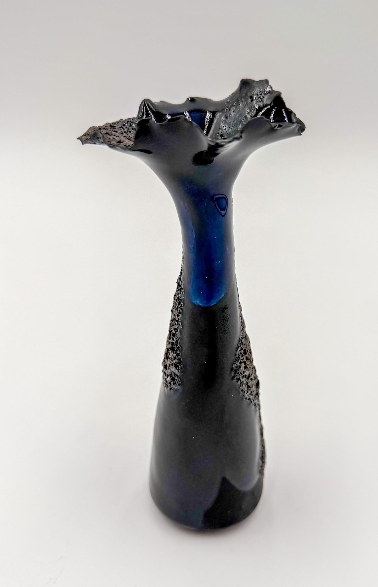 Obsidian Tide- Mini Porcelain Vessel