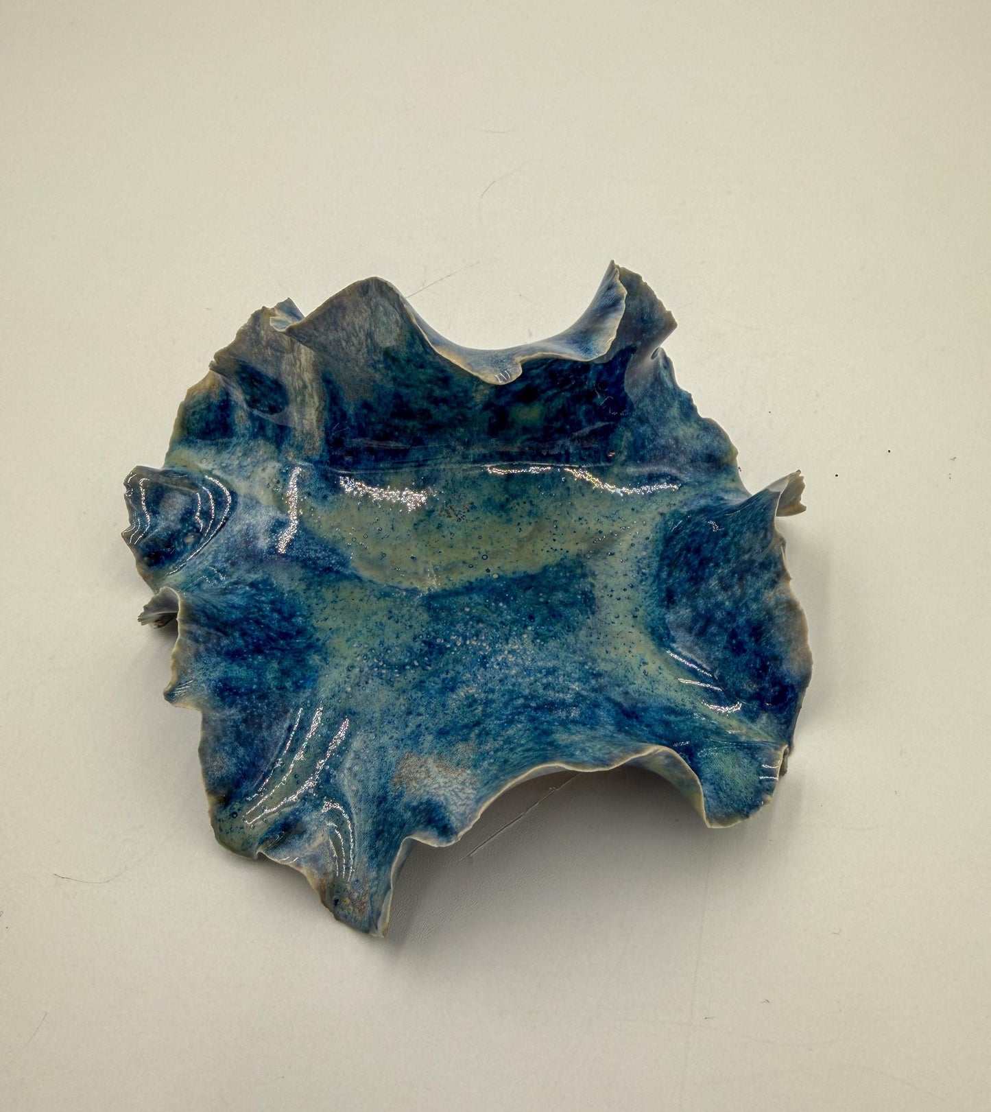 Tidal Echo Bowl - Porcelain Trinket Dish