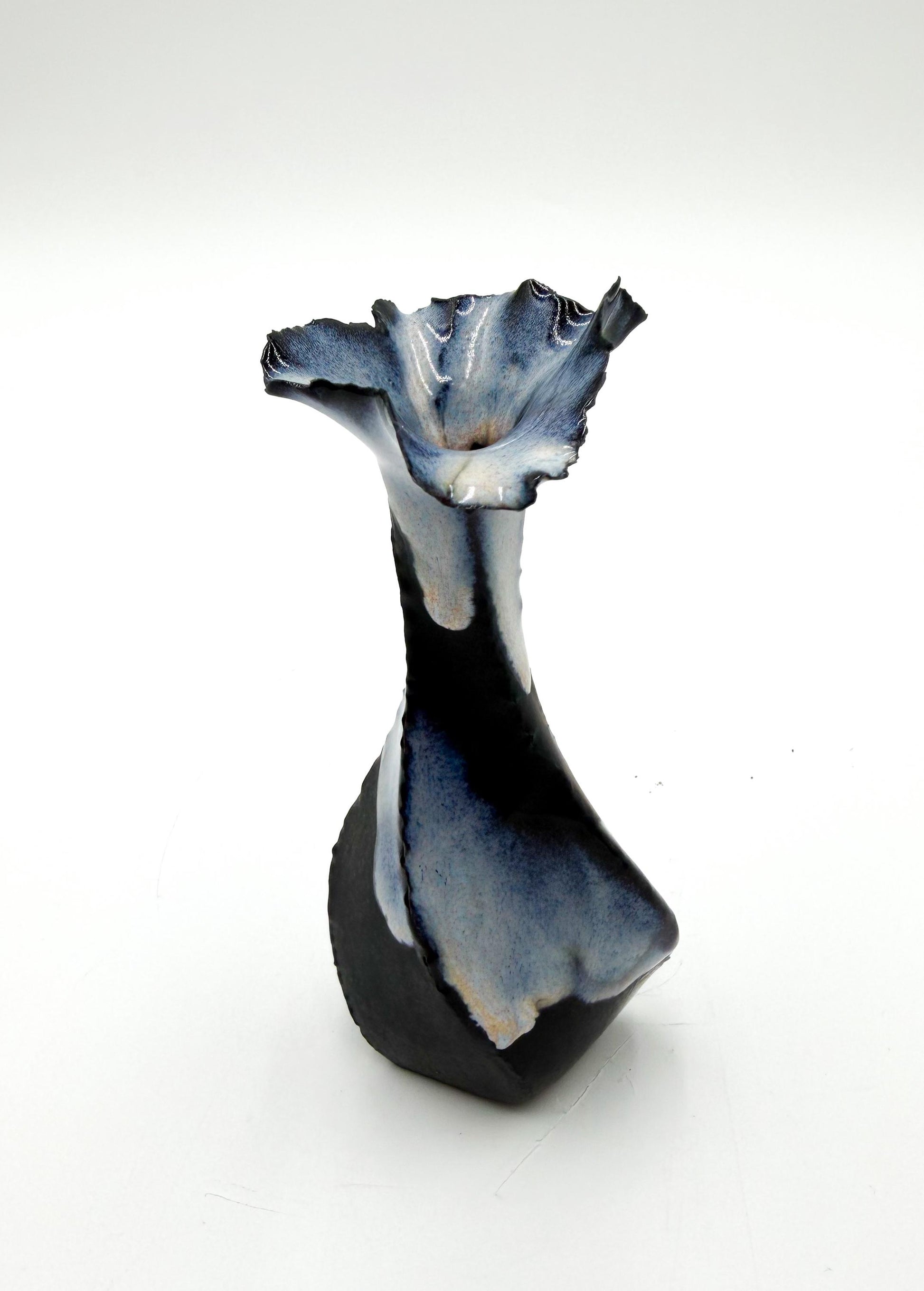 Midnight Crest Mini Vase