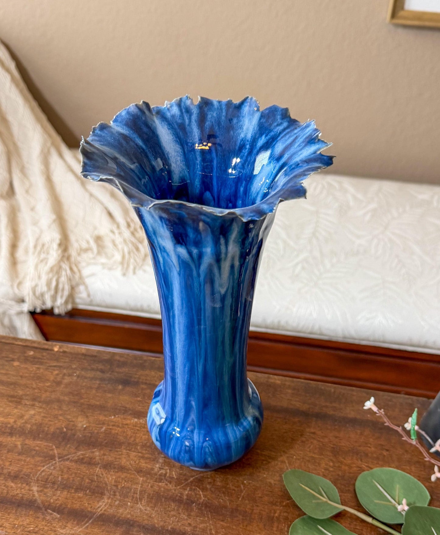 Handcrafted Porcelain Vessel: Ceramic Vase, Home Decor