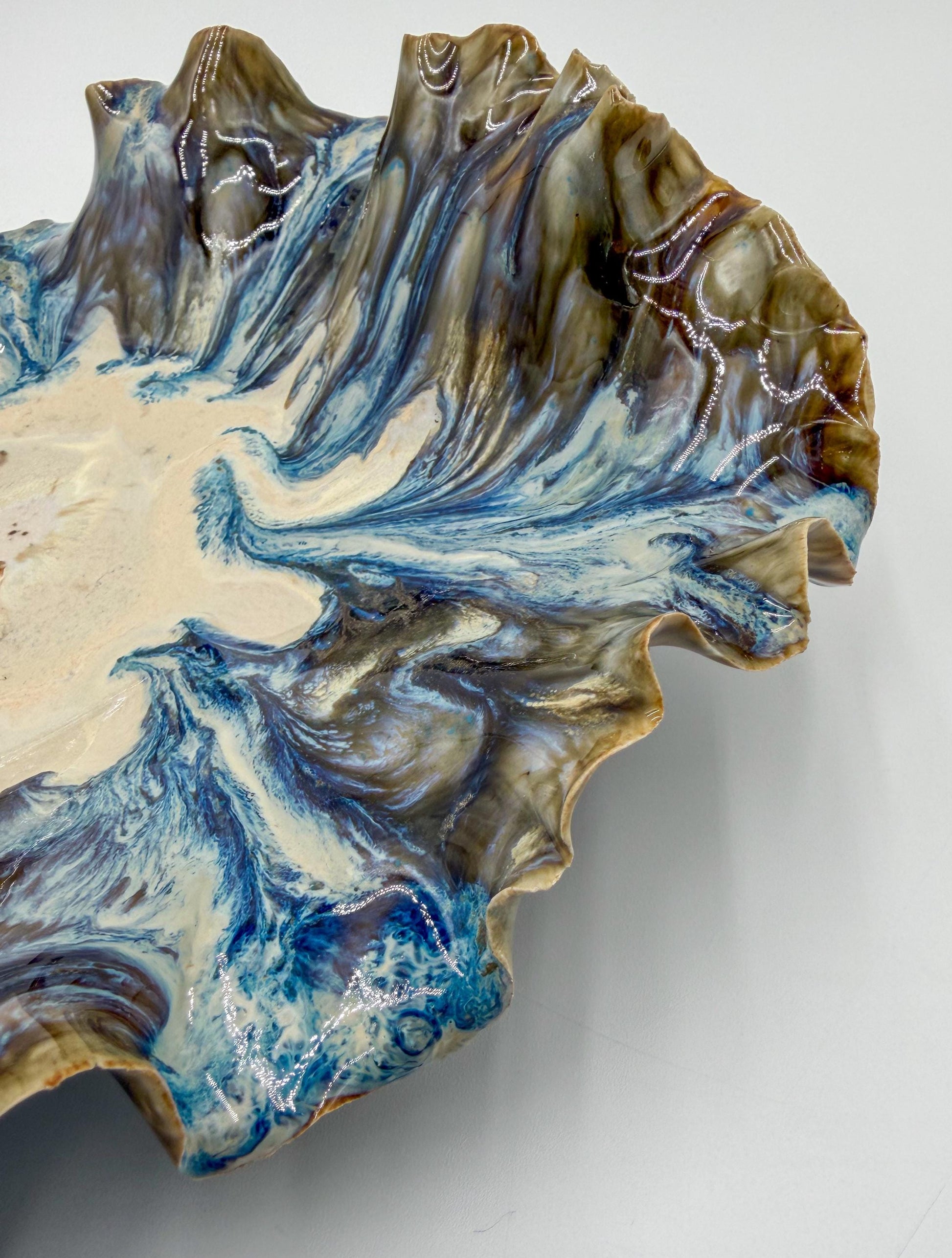Tidal Rift Porcelain Bowl