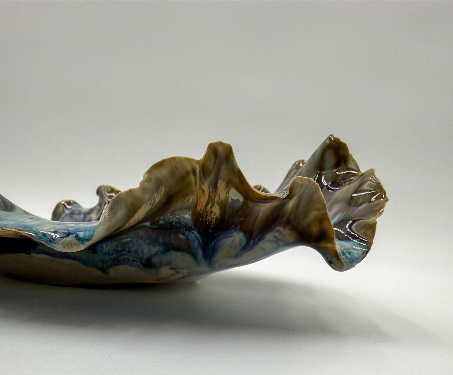 Tidal Rift Porcelain Bowl