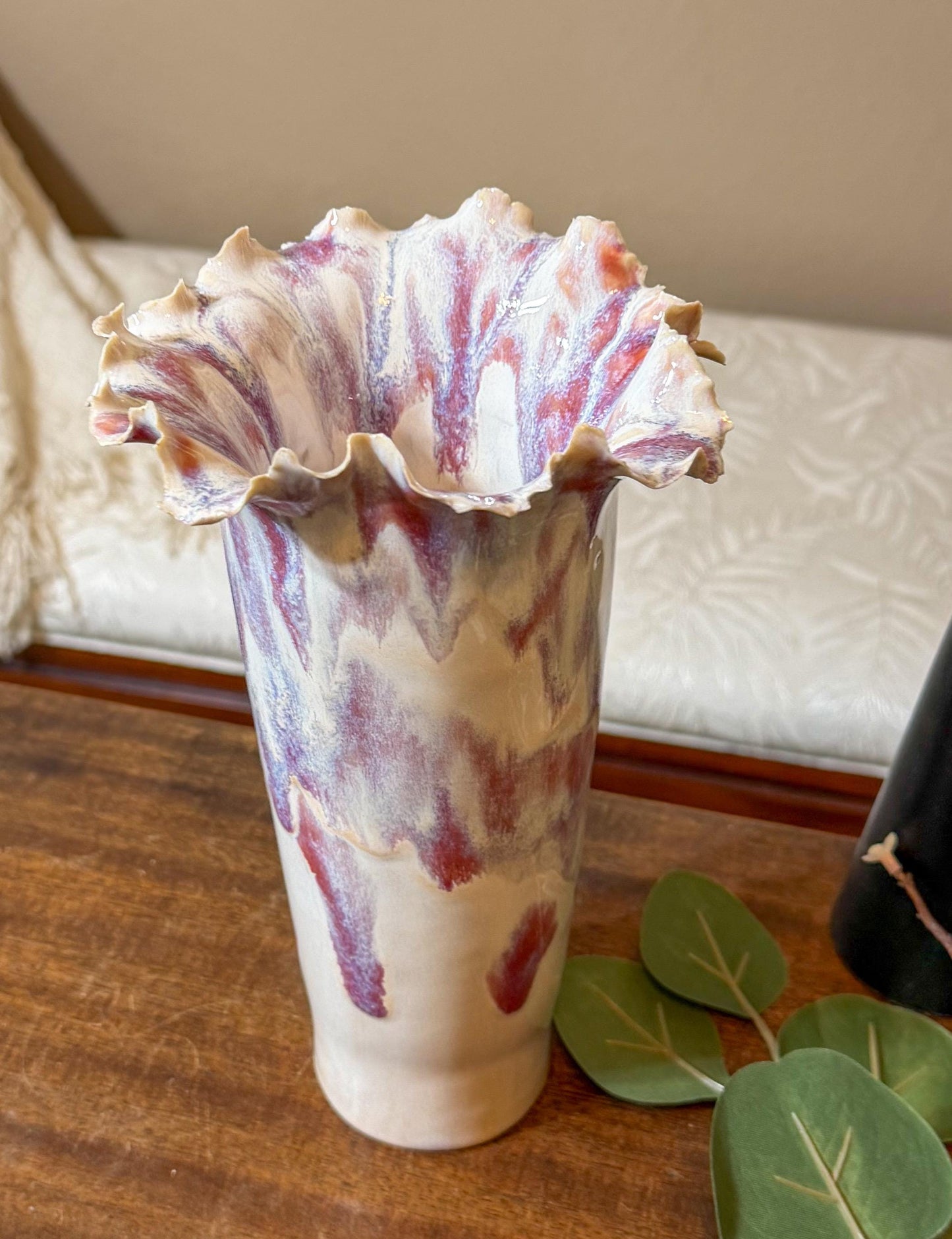 Handcrafted Porcelain Vessel: Ceramic Vase, Home Decor