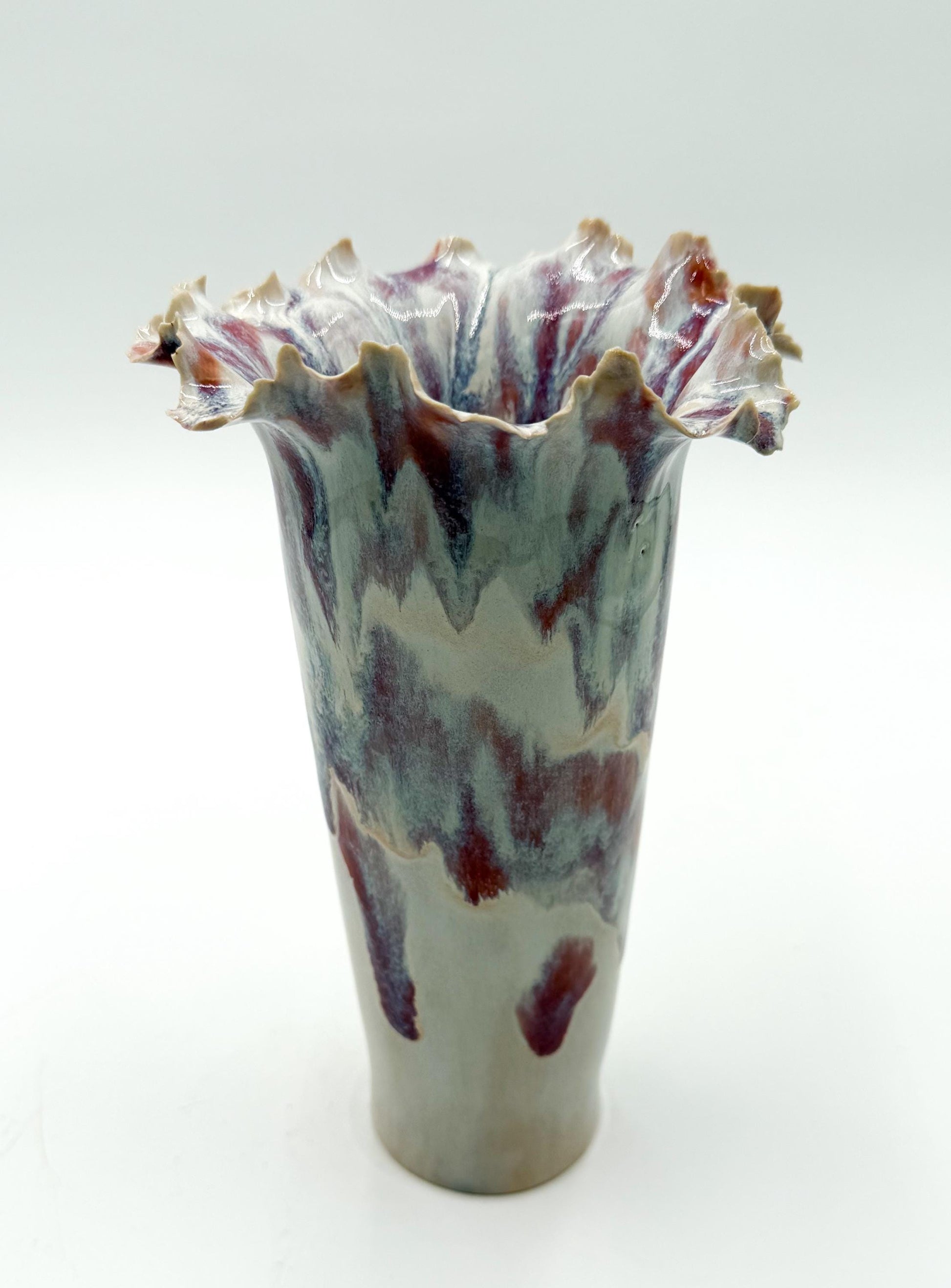 Handcrafted Porcelain Vessel: Ceramic Vase, Home Decor