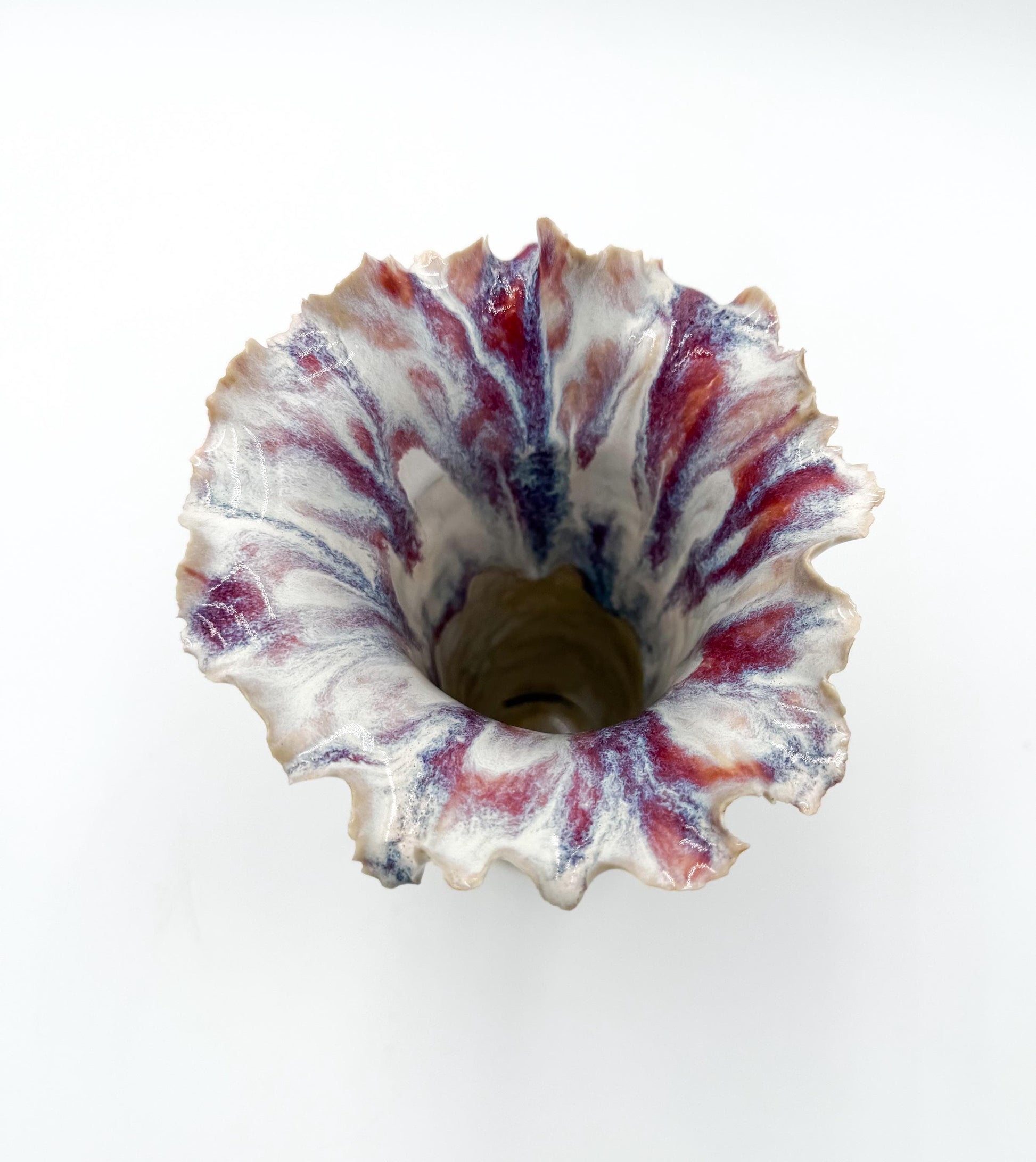 Handcrafted Porcelain Vessel: Ceramic Vase, Home Decor