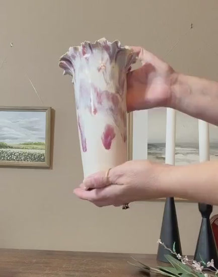 Handcrafted Porcelain Vessel: Ceramic Vase, Home Decor