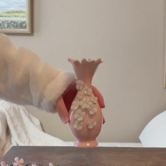 Handmade Porcelain Bud Vase: Small Ceramic Pottery Gift
